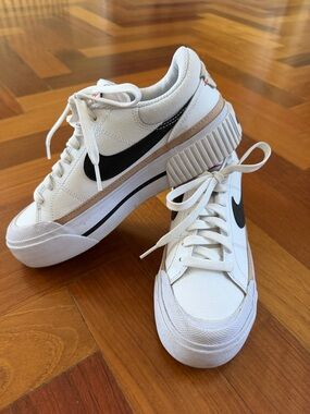 Nike Women's Court Legacy Lift Platform Sneakers